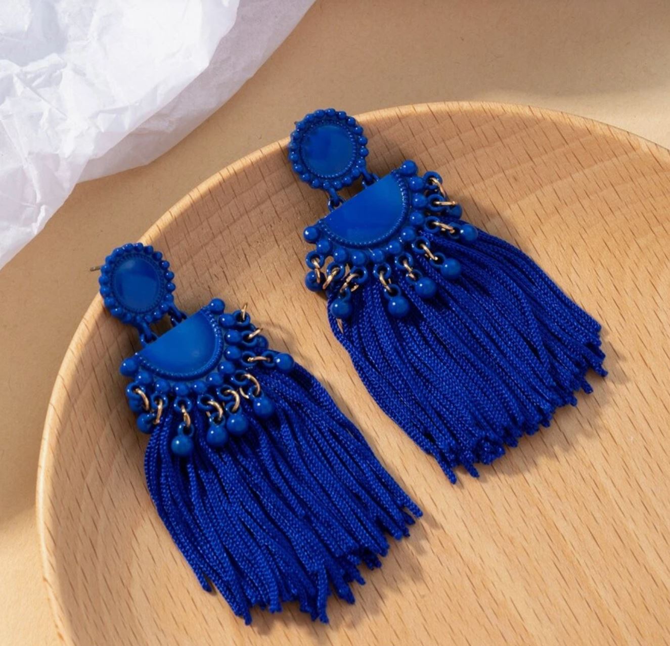 Boucle Leila bleue
