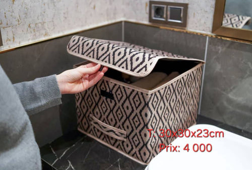 Boite de rangement avec couvercle
