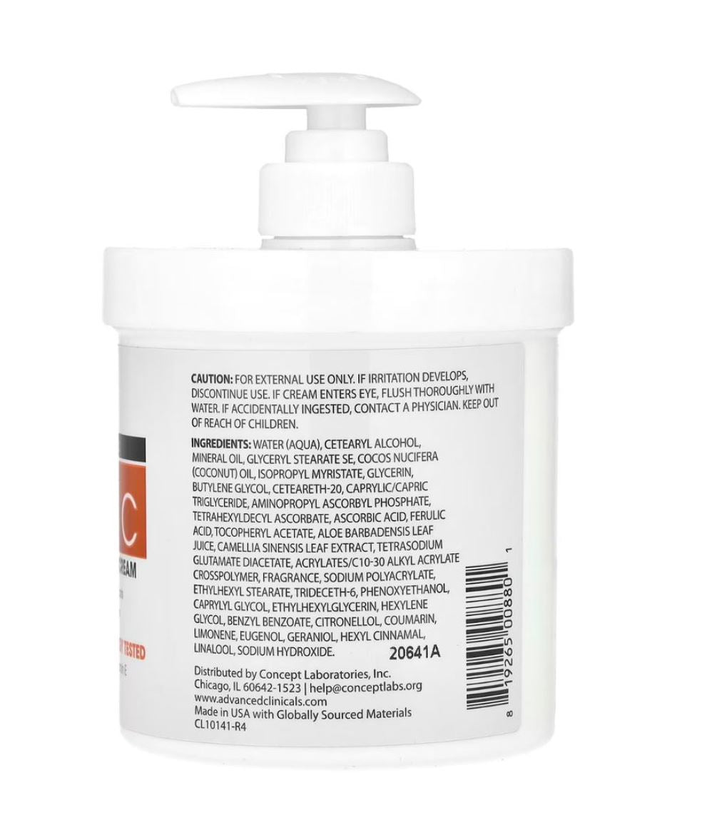 Crème Advanced Clinicals Vitamin C