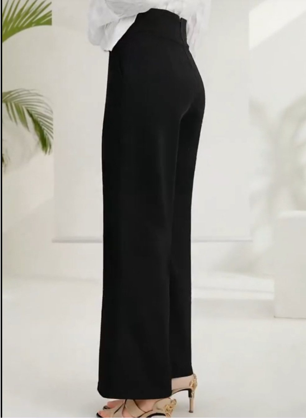 Pantalon portefeuille noir