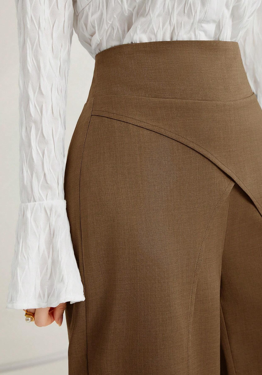 Pantalon portefeuille marron
