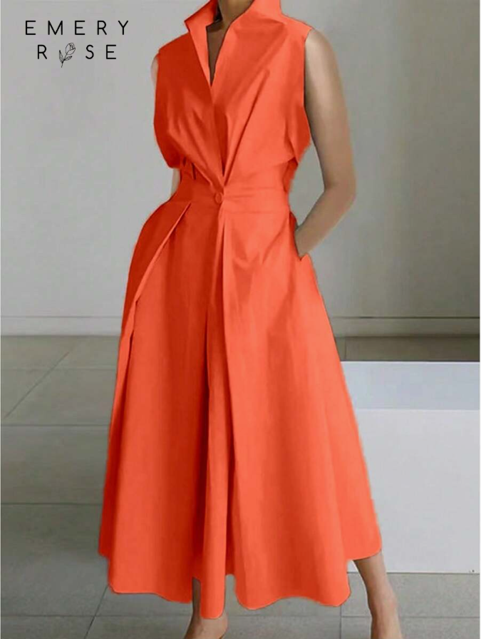 Robe de ville Orange