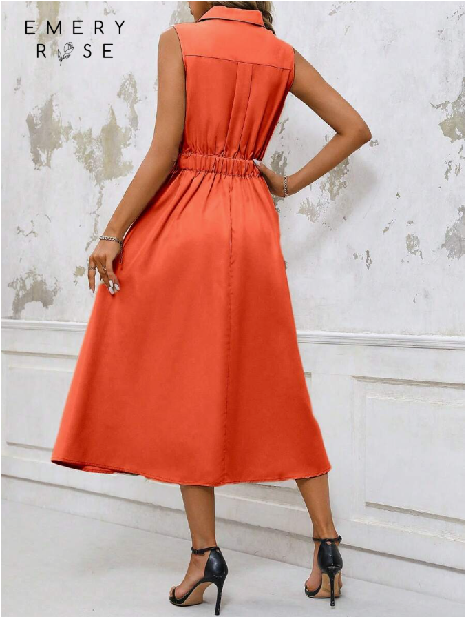 Robe de ville Orange
